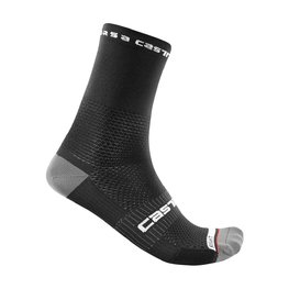 CASTELLI Șosete clasice de ciclism - ROSSO CORSA PRO 15 - negru