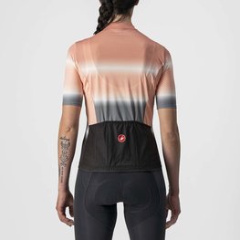 CASTELLI Tricou de ciclism cu mânecă scurtă - DOLCE LADY - gri/negru/roz