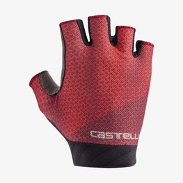 CASTELLI Mănuși de ciclism fără degete - ROUBAIX GEL 2 LADY - bordo