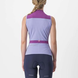 CASTELLI Tricoul de ciclism fără mâneci - SOLARIS LADY - mov