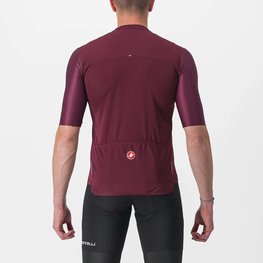 CASTELLI Tricou de ciclism cu mânecă scurtă - PROLOGO VII - galben/fildeş/bordo