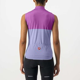 CASTELLI Tricoul de ciclism fără mâneci - VELOCISSIMA LADY - mov