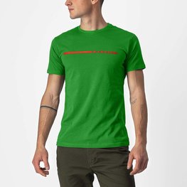 CASTELLI Tricou de ciclism cu mânecă scurtă - VENTAGLIO TEE - verde