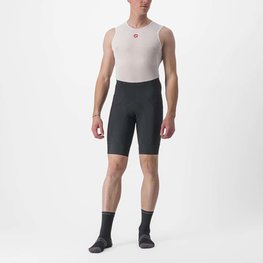 CASTELLI Pantaloni scurți de ciclism fără bretele - ENTRATA 2 - negru
