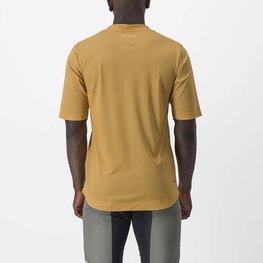 CASTELLI Tricou de ciclism cu mânecă scurtă - TRAIL TECH 2 - galben