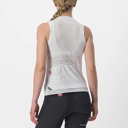 CASTELLI Tricoul de ciclism fără mâneci - ANIMA 4 LADY - fildeş