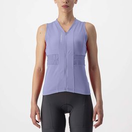 CASTELLI Tricoul de ciclism fără mâneci - ANIMA 4 LADY - mov