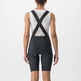 CASTELLI Pantaloni scurți de ciclism cu bretele - UNLIMITED CARGO LADY - negru