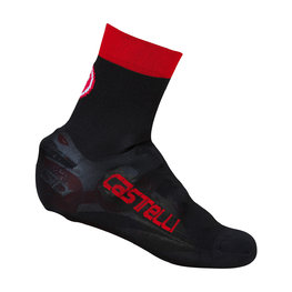 CASTELLI Încălzitoare pantofi de ciclism - BELGIAN  - negru/roșu