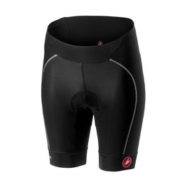 CASTELLI Pantaloni scurți de ciclism fără bretele - VELOCISSIMA LADY - negru/alb