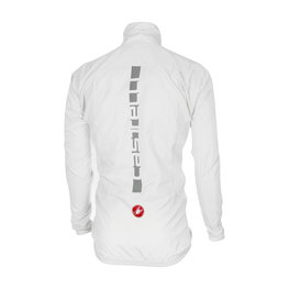 CASTELLI Jachetă rezistentă la vânt de ciclism - SQUADRA ER - alb