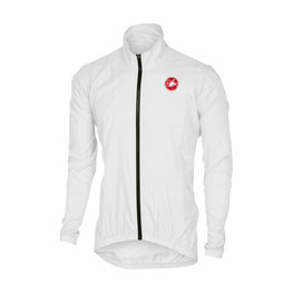 CASTELLI Jachetă rezistentă la vânt de ciclism - SQUADRA ER - alb