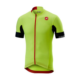 CASTELLI Tricou de ciclism cu mânecă scurtă - AERO RACE 4.1 SOLID - galben