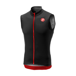 CASTELLI Tricoul de ciclism fără mâneci - ENTRATA 3.0 - negru/roșu