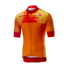 CASTELLI Tricou de ciclism cu mânecă scurtă - A BLOC - portocaliu