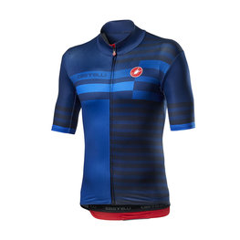 CASTELLI Tricou de ciclism cu mânecă scurtă - MID WEIGHT PRO - albastru