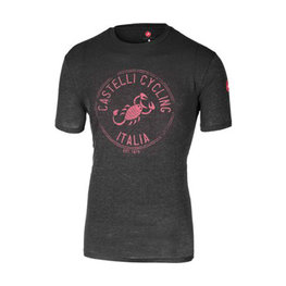 CASTELLI Tricou de ciclism cu mânecă scurtă - ARMANDO - roz/gri