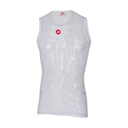 CASTELLI Tricou de ciclism fără mâneci - CORE MESH 3 - alb
