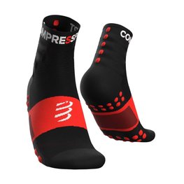 COMPRESSPORT Șosete clasice de ciclism - TRAINING - negru