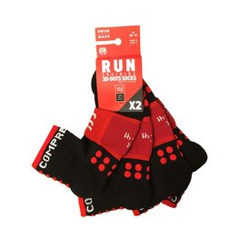 COMPRESSPORT Șosete clasice de ciclism - TRAINING - negru