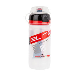 Sticlă de apă pentru ciclism - CORSA MTB 550 ml - transparent/roșu