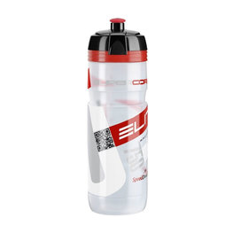 ELITE Sticlă de apă pentru ciclism - SUPERCORSA 750 ml - transparent/roșu