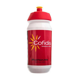Sticlă de apă pentru ciclism - COFIDIS 2018 550 ml - alb/roșu