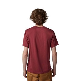 FOX Tricou de ciclism cu mânecă scurtă - SHIELD - bordo