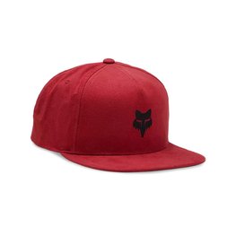FOX Șapcă de ciclism - FOX HEAD SNAPBACK - roșu