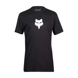 FOX Tricou de ciclism cu mânecă scurtă - FOX HEAD PREMIUM - negru
