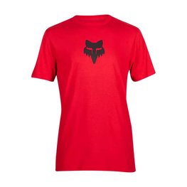 FOX Tricou de ciclism cu mânecă scurtă - FOX HEAD PREMIUM - roșu