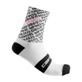 CASTELLI Șosete clasice de ciclism - GIRO 103 - negru/alb