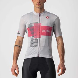 CASTELLI Tricou de ciclism cu mânecă scurtă - GIRO D'ITALIA 2021 - roz/alb
