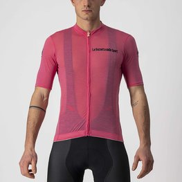 CASTELLI Tricou de ciclism cu mânecă scurtă - GIRO '21 MAGLIA ROSA - roz