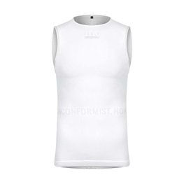 GOBIK Tricou de ciclism fără mâneci - LIMBER SKIN ICELANDI - alb