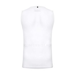 GOBIK Tricou de ciclism fără mâneci - LIMBER SKIN ICELANDI - alb