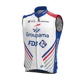 ALÉ Vestă de ciclism - GROUPAMA FDJ 2019 - albastru/alb/roșu