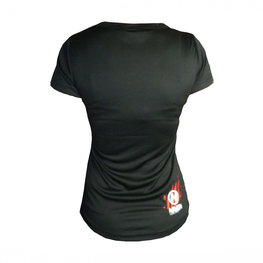 HAVEN Tricou de ciclism cu mânecă scurtă - AMAZON LADY MTB - negru/roșu