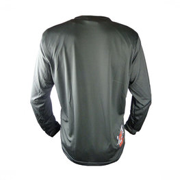 HAVEN Tricou de ciclism cu mânecă lungă de vară - NAVAHO LONG MTB - negru/roșu