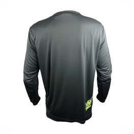 HAVEN Tricou de ciclism cu mânecă lungă de vară - NAVAHO LONG MTB - verde/negru