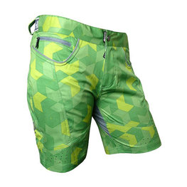 HAVEN Pantaloni scurți de ciclism fără bretele - PEARL NEO - verde