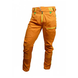 HAVEN Pantaloni de ciclism lungi fără bretele - SINGLETRAIL LONG - portocaliu