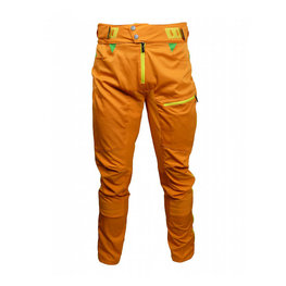 HAVEN Pantaloni de ciclism lungi fără bretele - SINGLETRAIL LONG - portocaliu