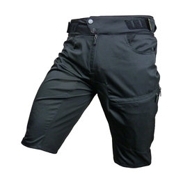 HAVEN Pantaloni scurți de ciclism fără bretele - SINGLETRAIL HMS - negru