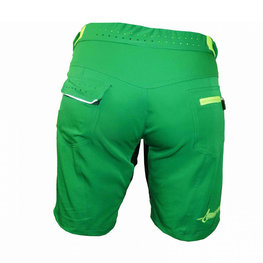 HAVEN Pantaloni scurți de ciclism fără bretele - AMAZON - verde/galben
