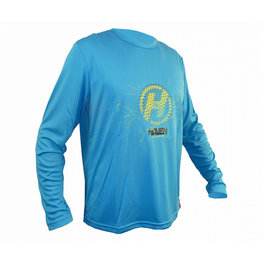 HAVEN Tricou de ciclism cu mânecă lungă de vară - NAVAHO LONG II - albastru