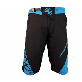 HAVEN Pantaloni scurți de ciclism fără bretele - RIDE-KI SHORT - albastru/negru