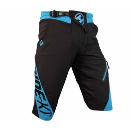 HAVEN Pantaloni scurți de ciclism fără bretele - RIDE-KI SHORT - albastru/negru