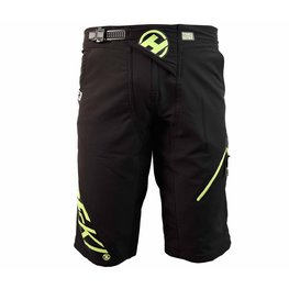 HAVEN Pantaloni scurți de ciclism fără bretele - RIDE-KI SHORT - verde/negru