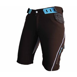 HAVEN Pantaloni scurți de ciclism fără bretele - SINGLETRAIL LADY - negru/albastru